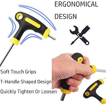 Amazon | YUENTOEN 六角棒レンチ T型 ロングボールポイント